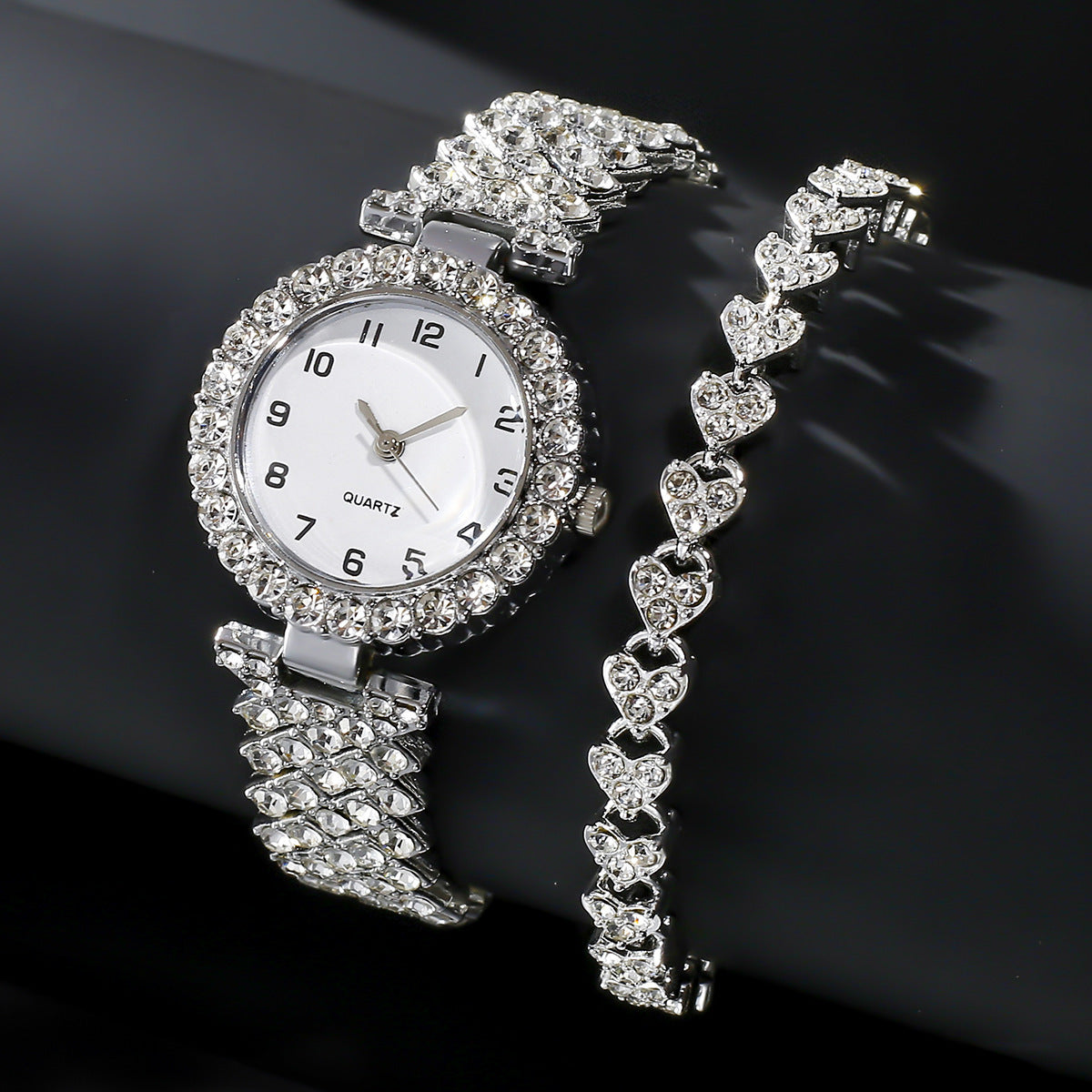 Fashion Jewelry 2pcs Women Watch