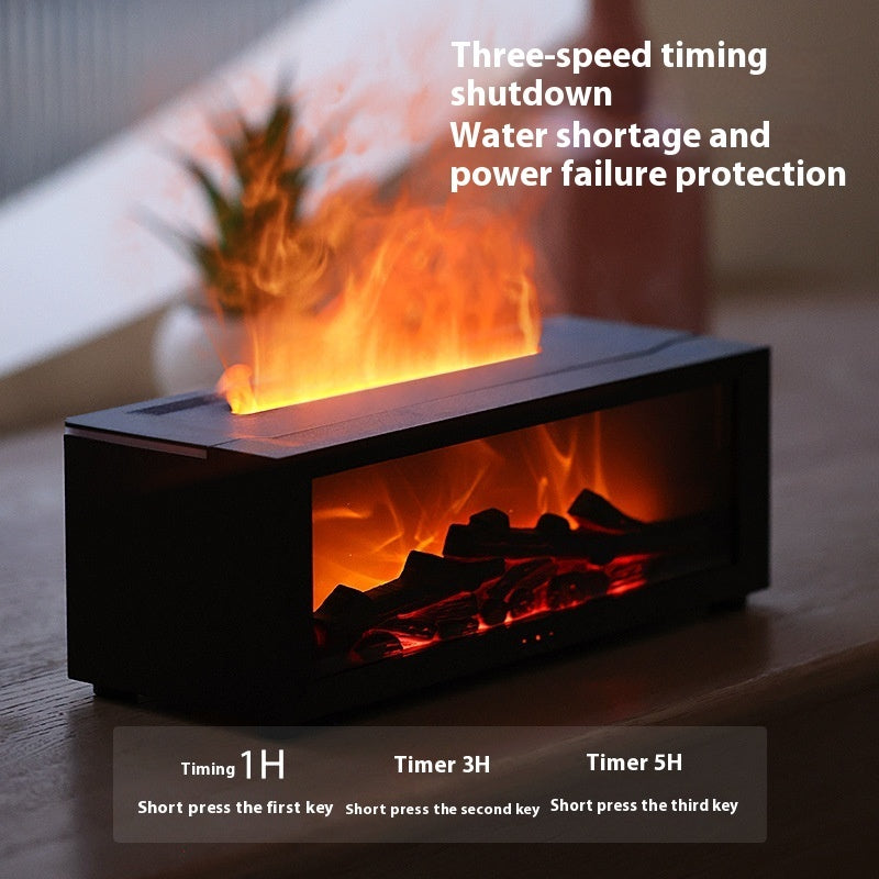 Humidifier 3D Flame Fireplace Machine