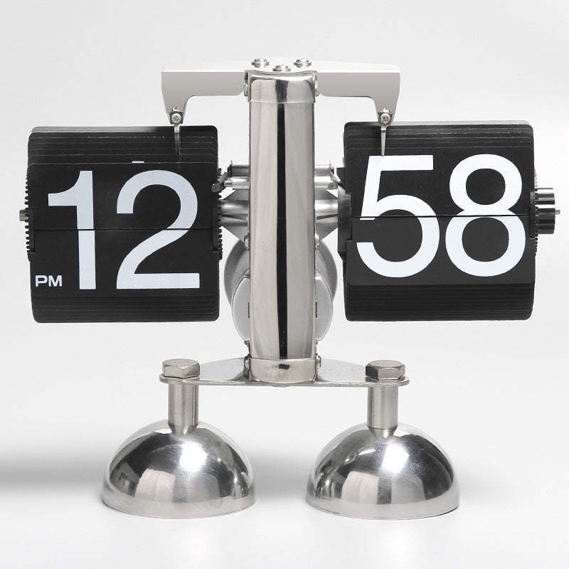 Automatic Turning Retro Minimalist Home Clock