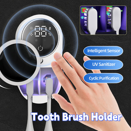 Tooth Brush Holder and UV Toothbrush Sanitizer