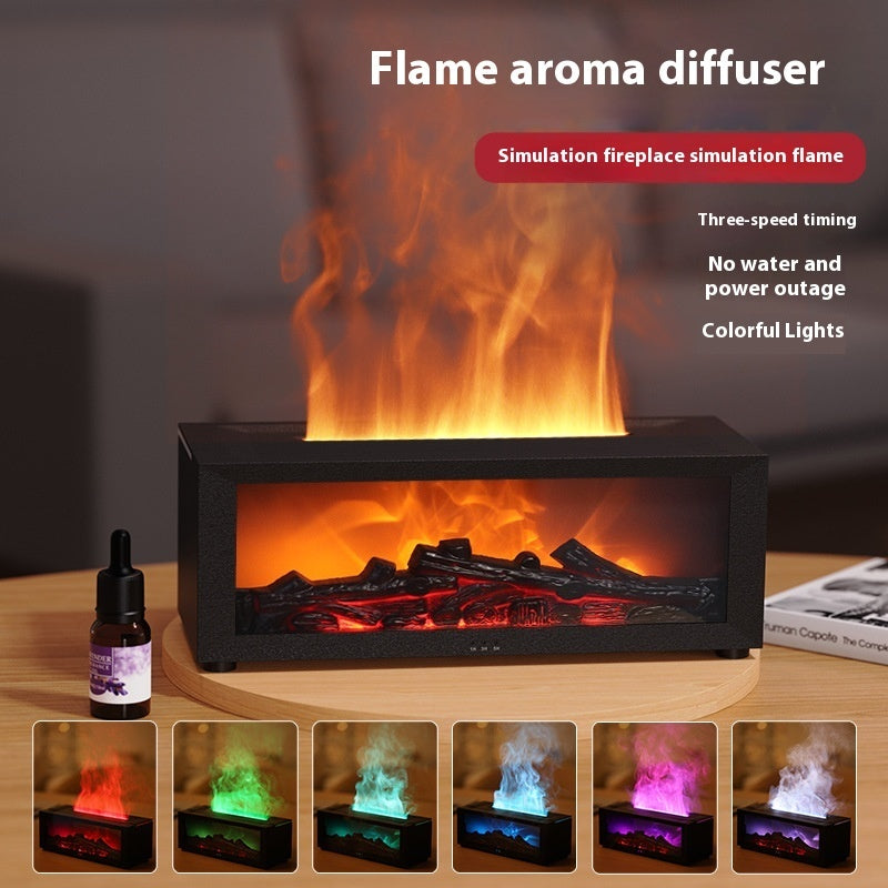 Humidifier 3D Flame Fireplace Machine