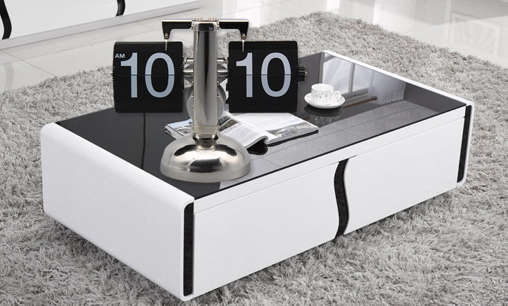 Black Retro Flip Home Clock