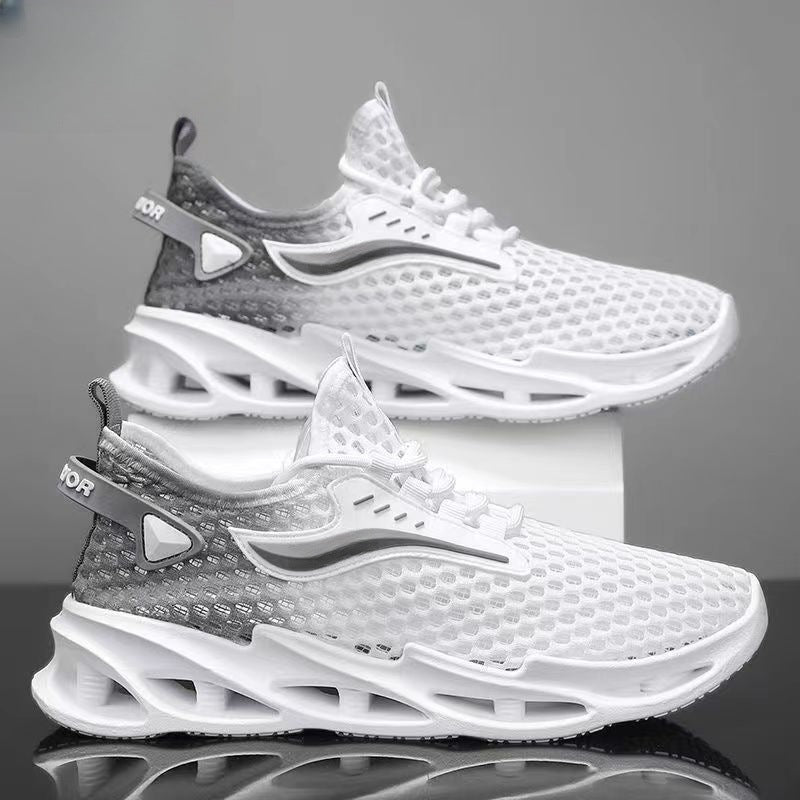 Men's Lace-up Sneakers Mesh Sports Shoes