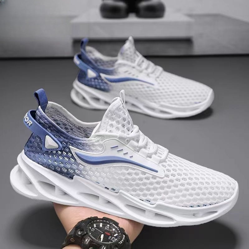 Men's Lace-up Sneakers Mesh Sports Shoes