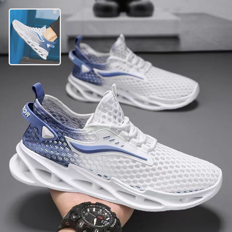 Men's Lace-up Sneakers Mesh Sports Shoes