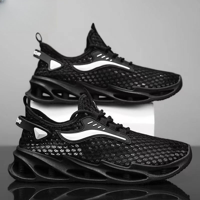 Men's Lace-up Sneakers Mesh Sports Shoes