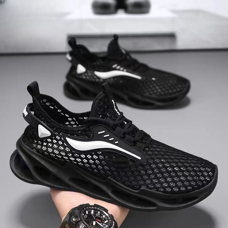 Men's Lace-up Sneakers Mesh Sports Shoes