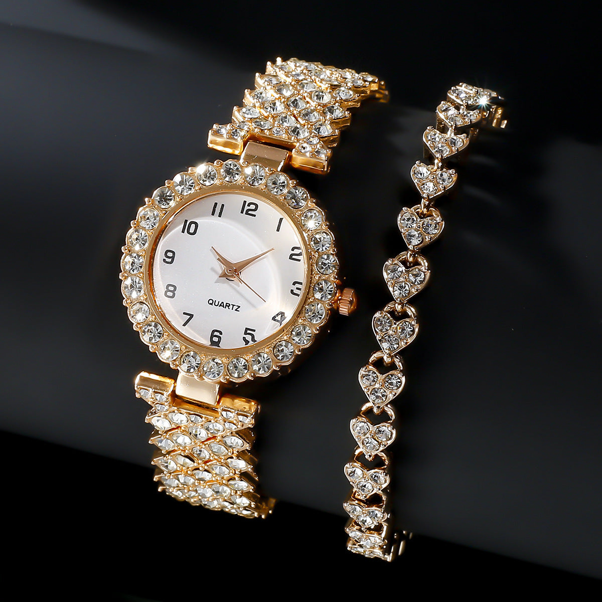 Fashion Jewelry 2pcs Women Watch